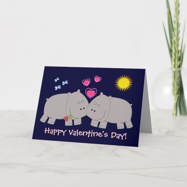 Hippo tiene tarjeta de amor (Anverso)