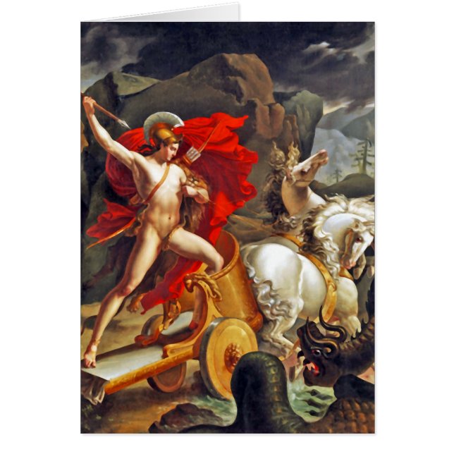 Hippolytus y monstruo de mar de Bordier du Bignon (Frente)