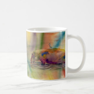 Hippy Dippy, taza del arte de la acuarela