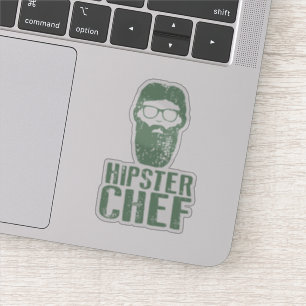 Hipster Chef Pegatina