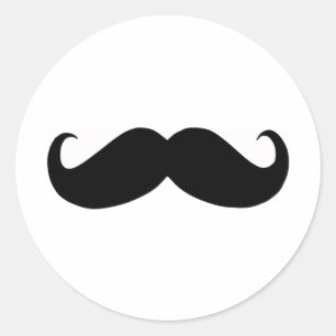 Hipster Mustache Pegatina