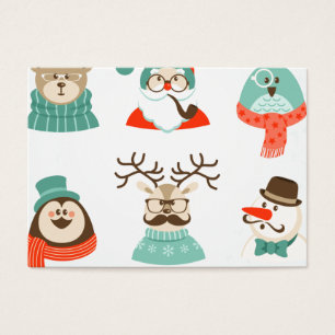 hipster navidades santa