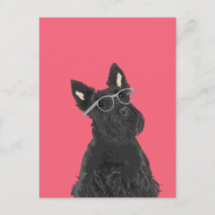 Hipster postal de Escocia Terrier para los amantes