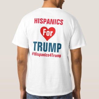 Hispanico para la camiseta del triunfo