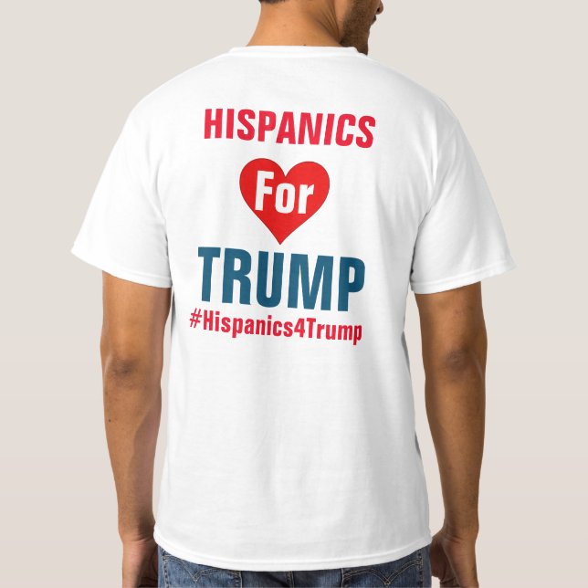 Hispanico para la camiseta del triunfo (Reverso)
