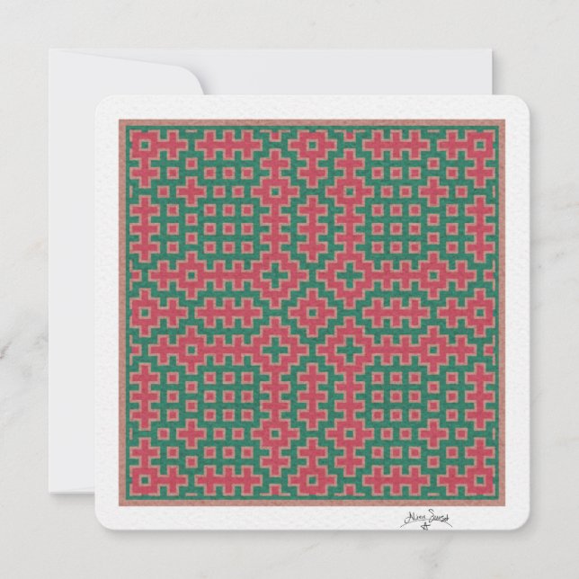 Histmas Temáticas, inspiradas en Hitomezashi Tile (Anverso)