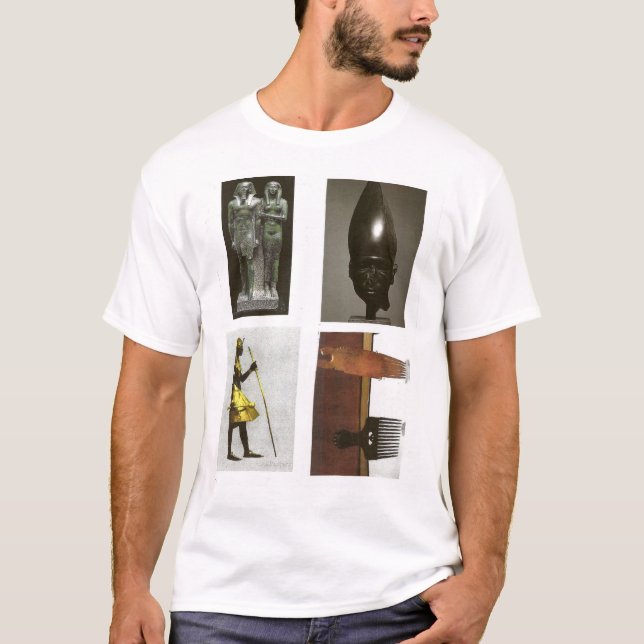 HISTORIA DE ÁFRICA NEGRA Camiseta básica masculina (Anverso)