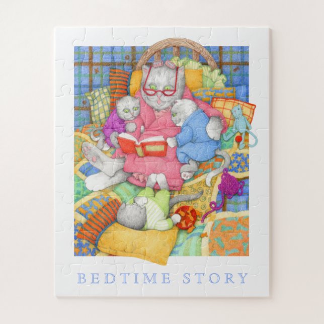 HISTORIA DE BEDTIME 16x20 Gran Rompecabezas (Vertical)