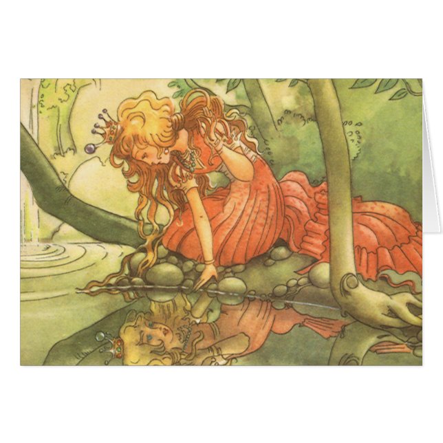 Historia de hadas de la época, princesa de príncip (Anverso (Horizontal))