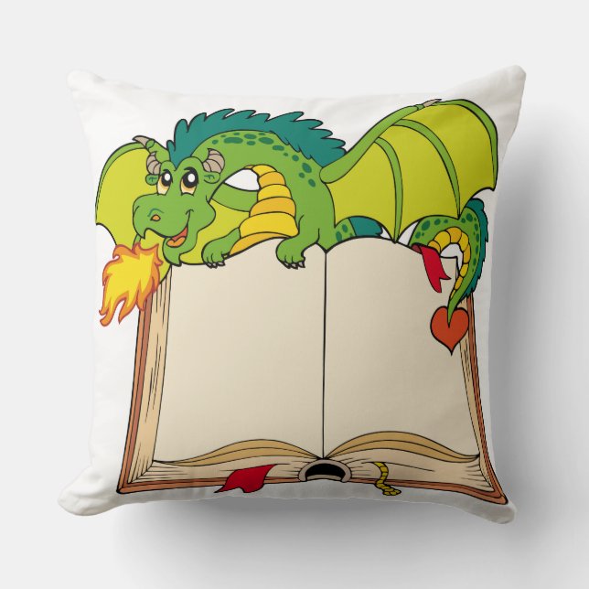 Historia de una almohada decorativa de dragón (Anverso)