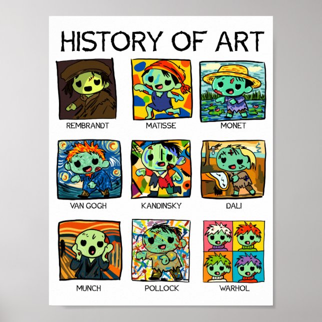 Historia de Zombies del Arte (Frente)