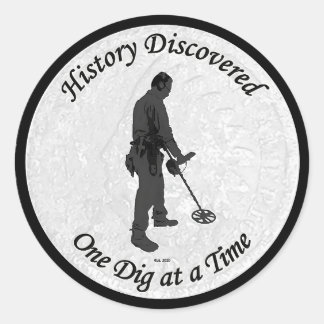 Historia descubierta pegatina temático de canal de