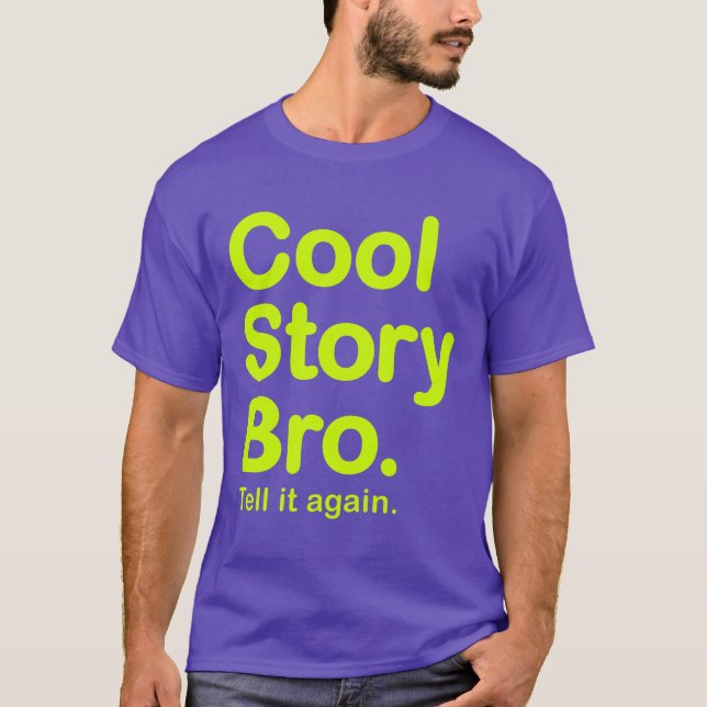 Historia fresca Bro. Camiseta de American Apparel (Anverso)