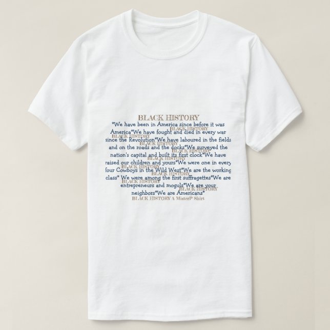 Historia negra (doble cara) - Una camiseta de Mist (Diseño del anverso)