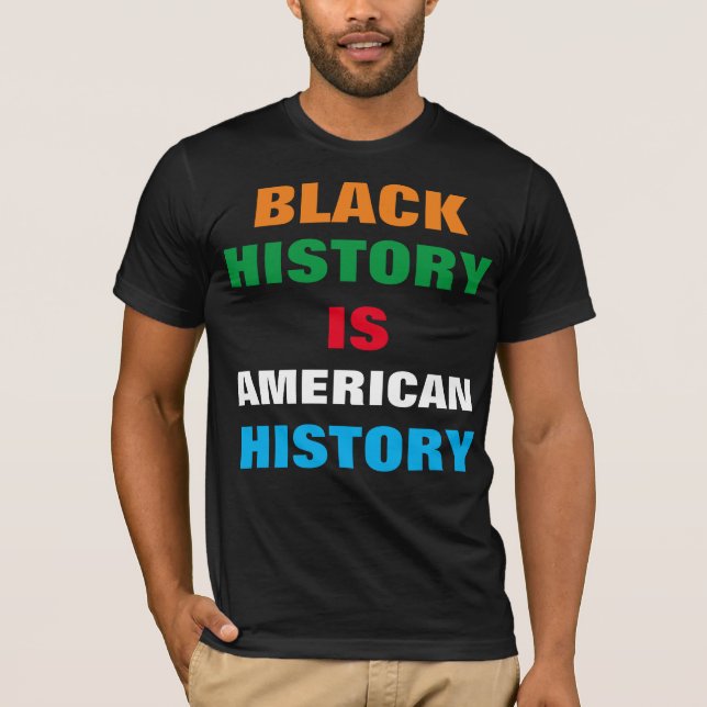 HISTORIA NEGRA ES Camiseta DE LA HISTORIA ESTADOUN (Anverso)