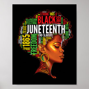Historia negra Reina africana Melanin Word Arte Mu