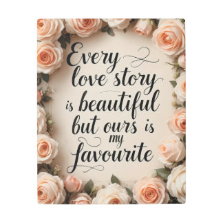 Historia romántica floral de amor cita arte