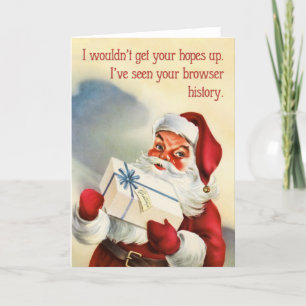 Historial del navegador - tarjeta de Navidad diver