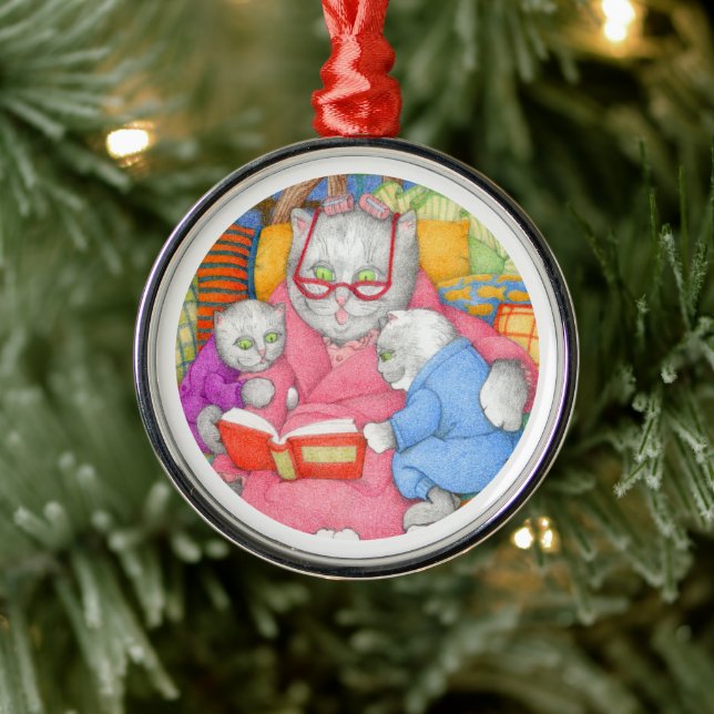 HISTORIAL KITTIES - Ornamento redondo premium (Árbol)