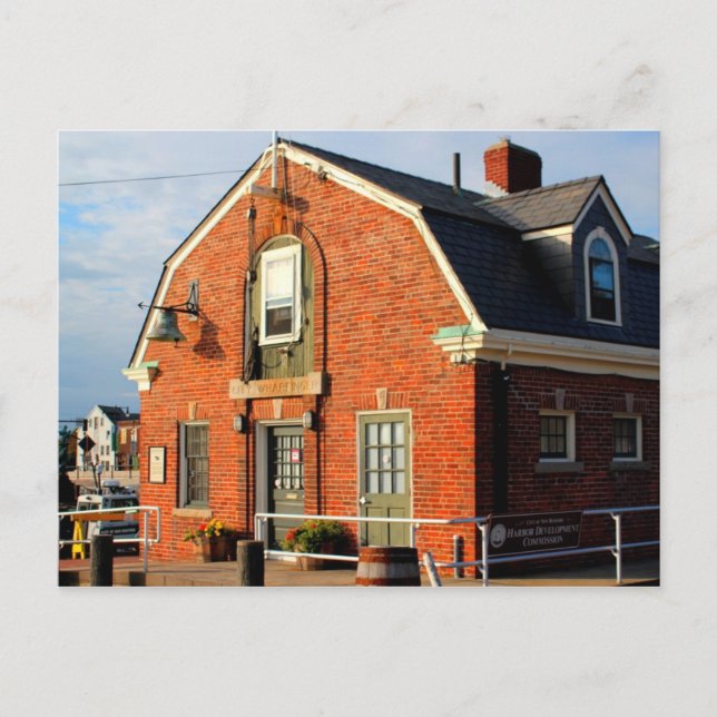 Histórica postal de construcción de Wharfinger Cit (Anverso)