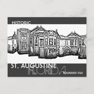Histórica postal de San Agustín Florida