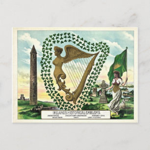Histórica postal del Día de San Patricio de Irland