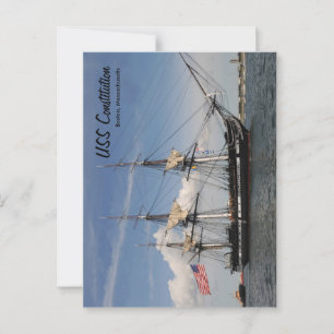 Histórico barco postal de la Constitución de los E