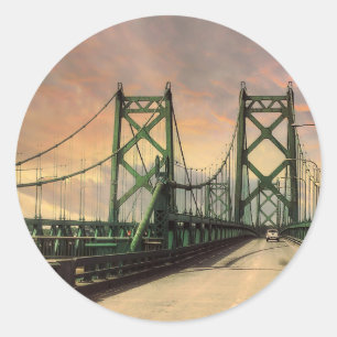 Históricos Pegatinas de Twin Bridges