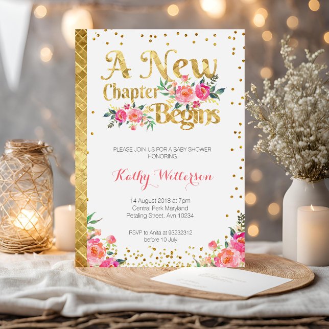 Historieta cuento de hadas Invitación a Baby Showe (Subido por el creador)