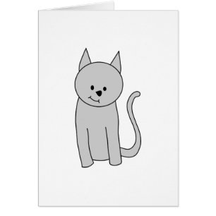 Historieta gris del gato