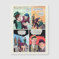Historietas de ángster vintage golpean a Henchman