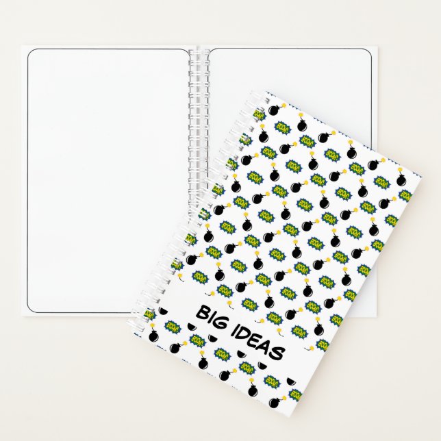 Historietas de superhéroes libro de boom de grande (Interior)