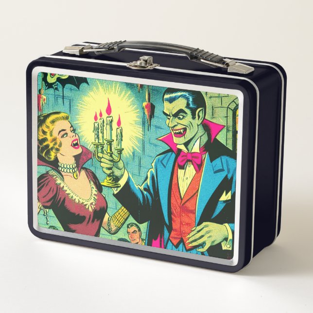 Historietas de terror de vampiros vintage (Anverso)