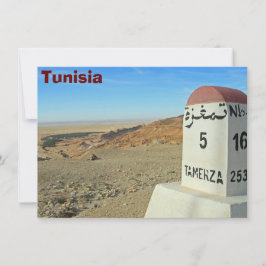Hito del Sahara, tarjeta de Túnez
