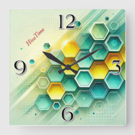 HiveTime Personalizable Hexagon Design | Reloj de