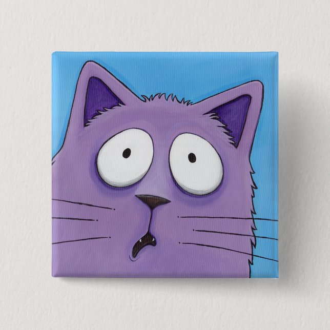 ¡Hizo alguien para decir B-B-BATH?! Botón del gato (Anverso)