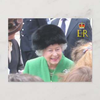 HM la postal del jubileo del diamante de la reina