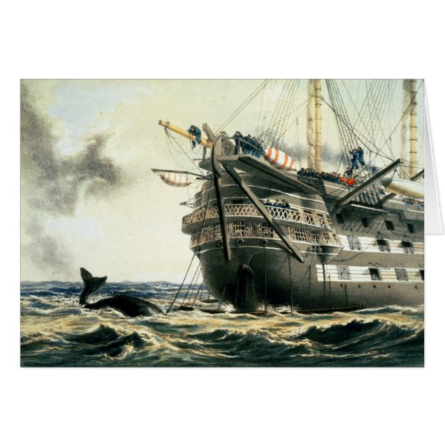 HMS Agamemnon que pone el cable atlántico (Anverso (Horizontal))