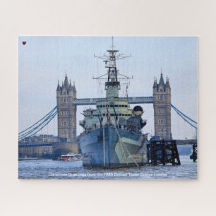 HMS Belfast Tower Bridge Londres Rompecabezas