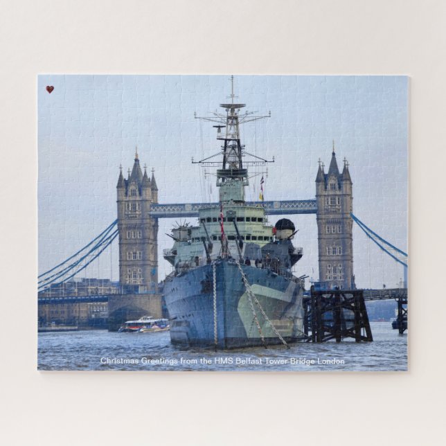 HMS Belfast Tower Bridge Londres Rompecabezas (Horizontal)