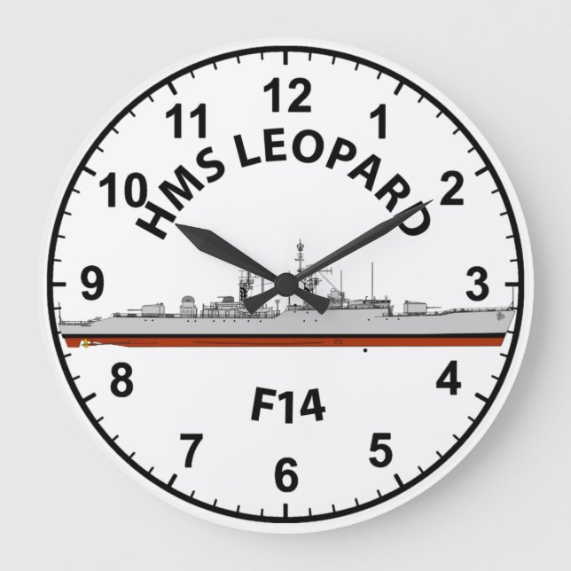 HMS LEOPARD TYPE 41 F14 GRANDES RELOJ (Anverso)