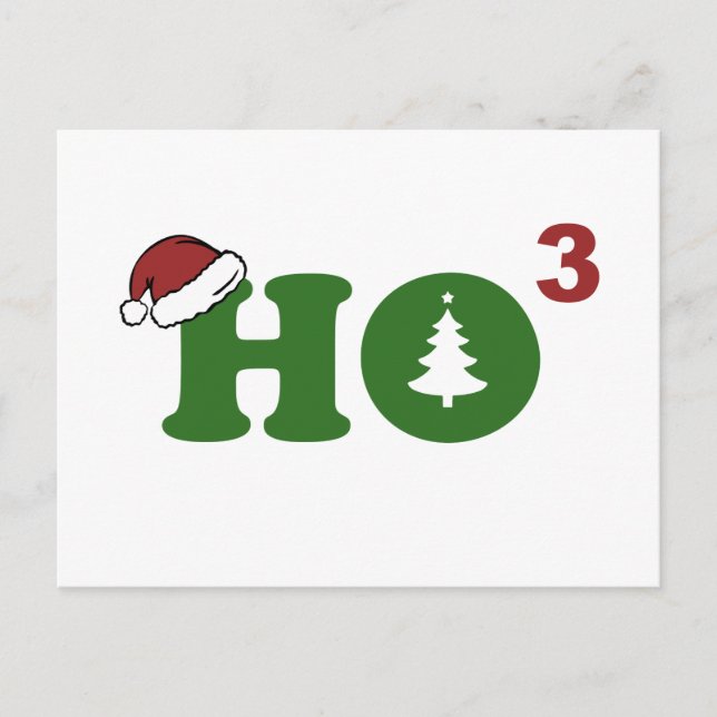 Ho Cubed Feliz Navidad (Anverso)