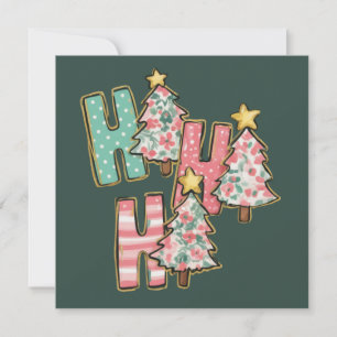 Ho Ho Ho Árbol de Navidad Árboles Coquetos Alegres