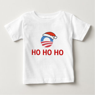 Ho Ho Ho camisa larga del bebé de la manga de