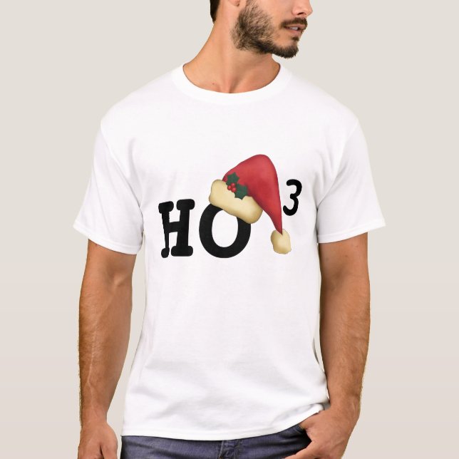Ho, Ho, Ho camiseta del navidad (Anverso)