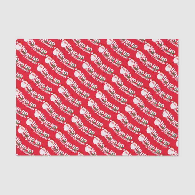 Ho ho ho co Papel blanco rojo (Anverso)