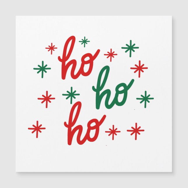 HO HO HO FELIZ NAVIDAD (Anverso)