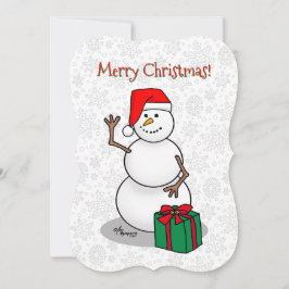 Ho Ho Ho Feliz Navidad Santa Claus Muñeco de Nieve