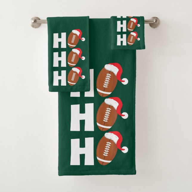 Ho Ho Ho Football | Funny Christmas Season Humor (In situ)