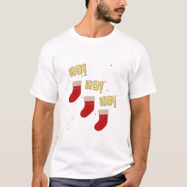 Ho ho ho ho diversión Camiseta de diseño navideño